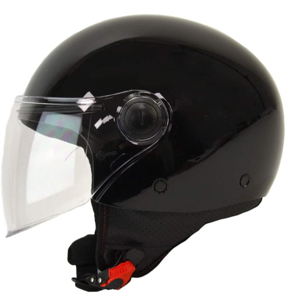 MT Helmets Street Solid - Glans Zwart - Afbeelding 2