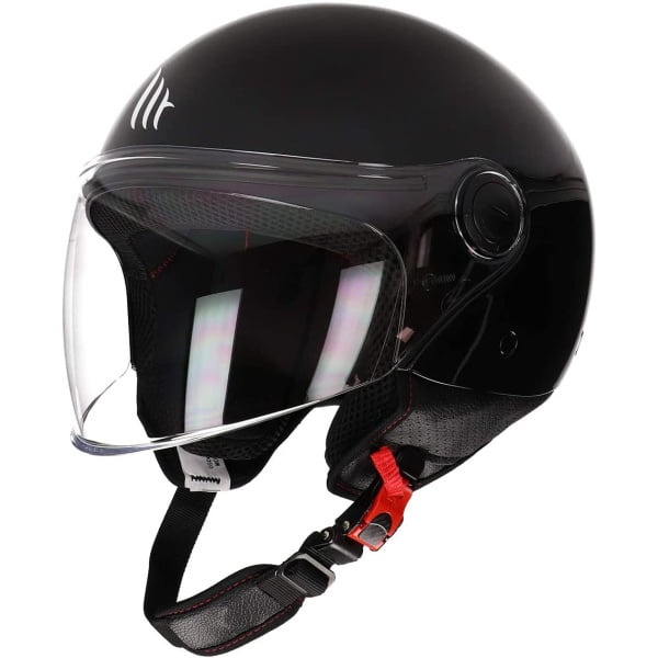 MT Helmets Street Solid - Glans Zwart