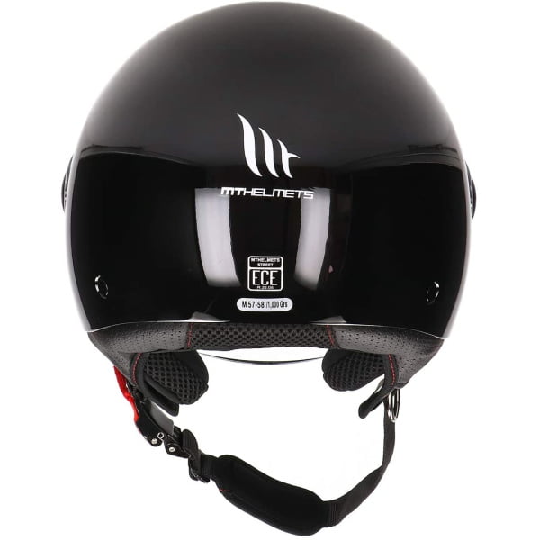 MT Helmets Street Solid - Glans Zwart - Afbeelding 3