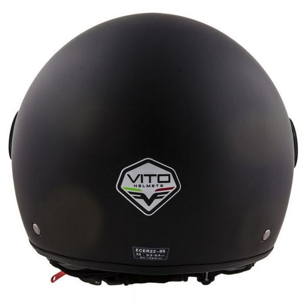 HELM VITO JET LORETA - MAT ZWART - Afbeelding 4